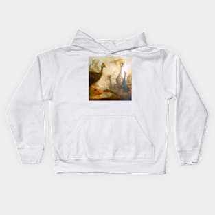 Four Parts of the World by Jean-Jacques Bachelier Kids Hoodie